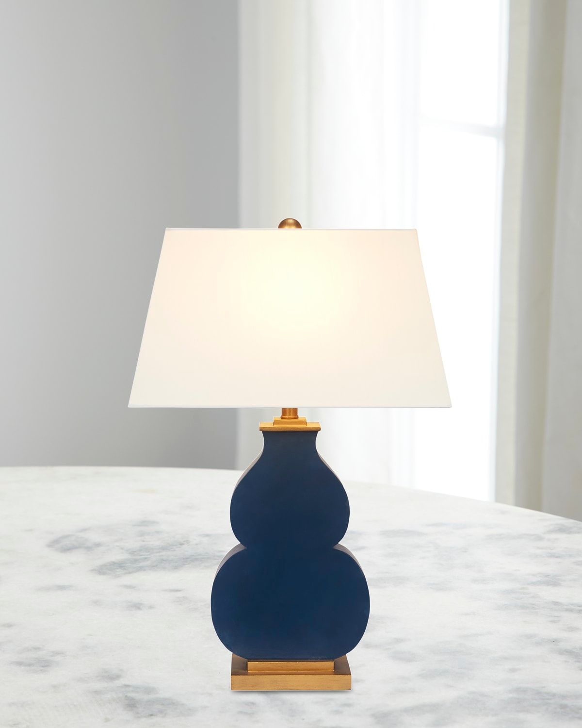 Haley 27" Gloss White Table Lamp