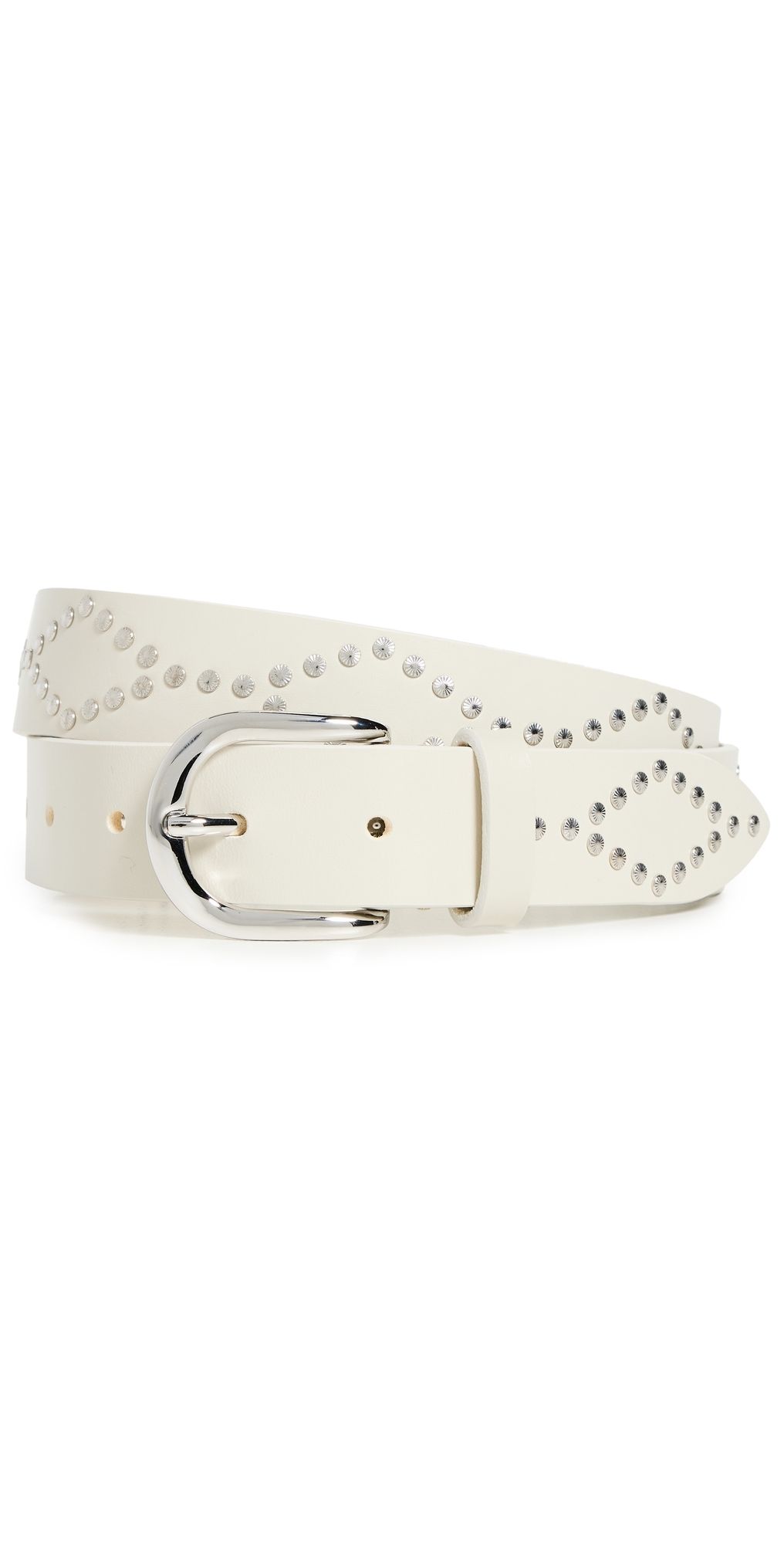 Isabel Marant Liliana Belt Black/Silver 75