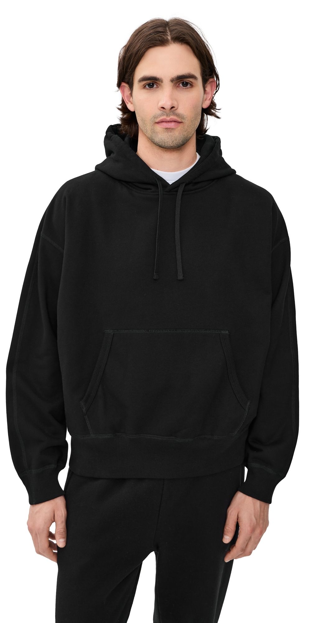 Reigning Champ Relaxed Terry Hoodie Black L