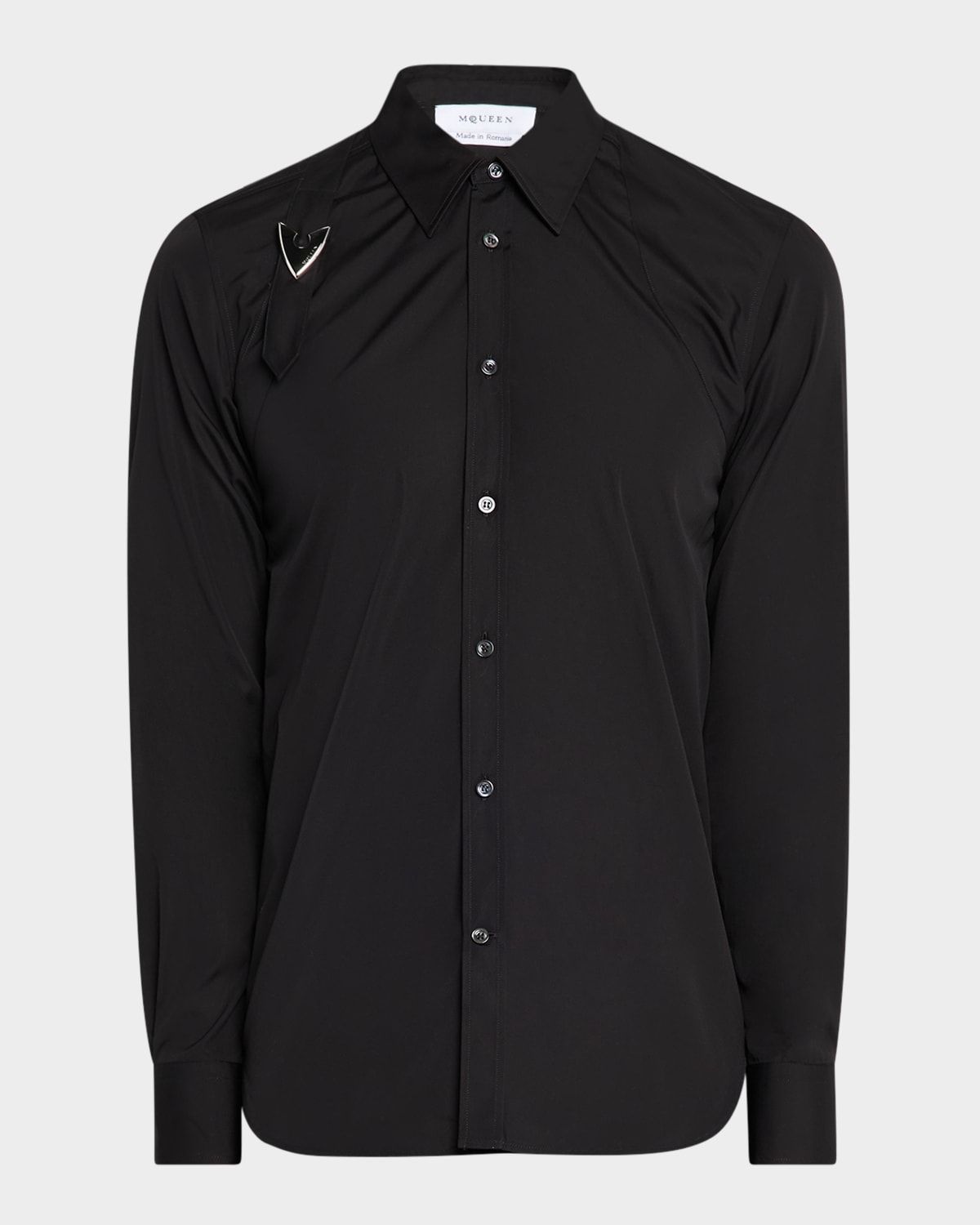 Men & apos;s Buckle Harness Sport Shirt