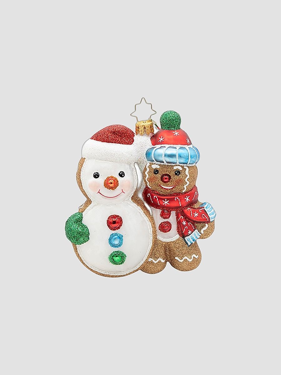 Candy & Sweets Deck The Dough Glass Ornament