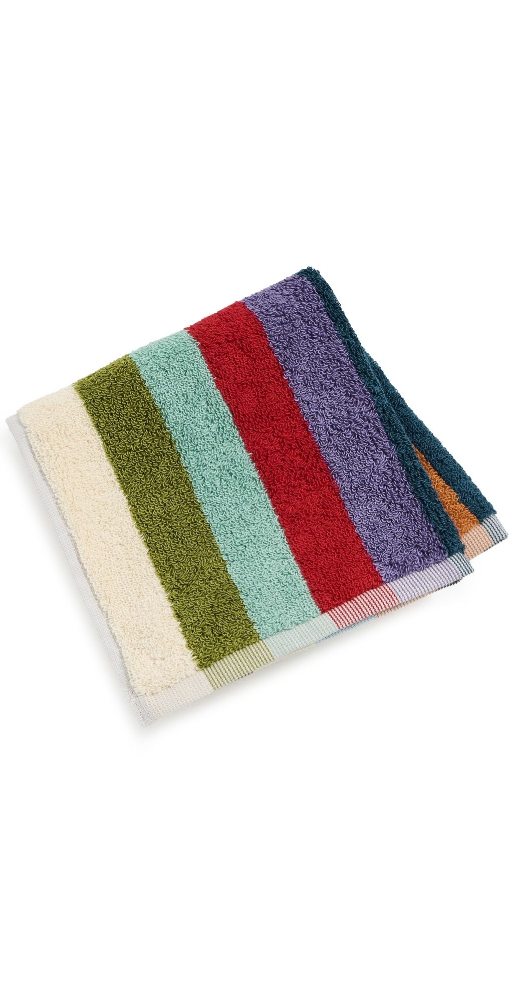 Dusen Dusen Wash Cloth Multi Stripe One Size