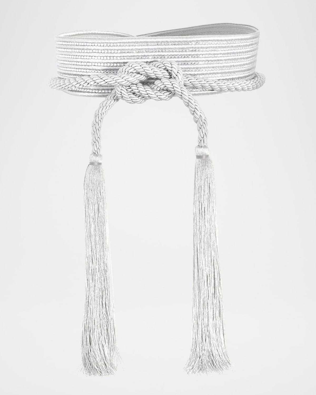 Corded Wrap Crystal Belt