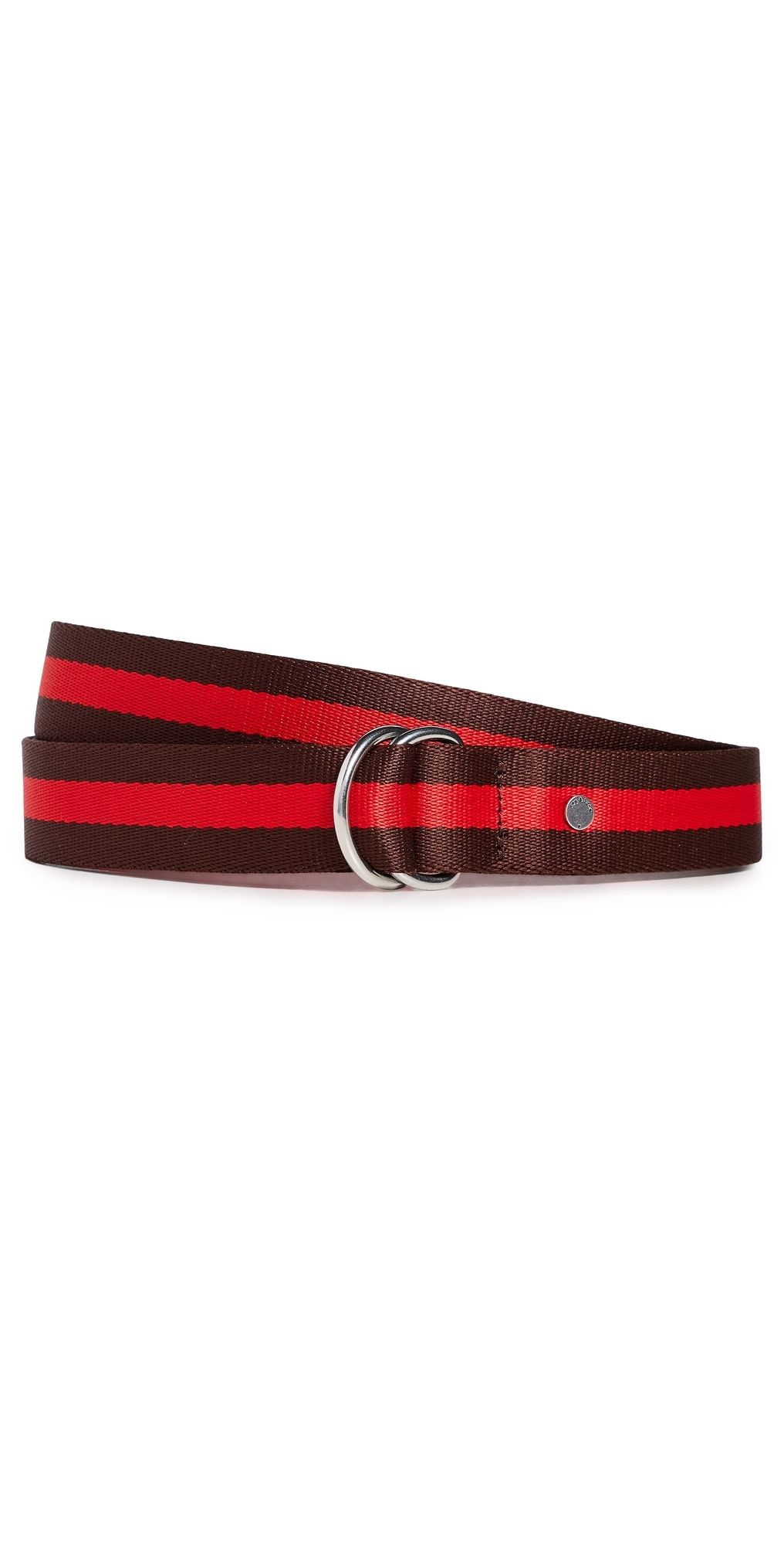 rag & bone Gracie Belt Red Burgundy One Size
