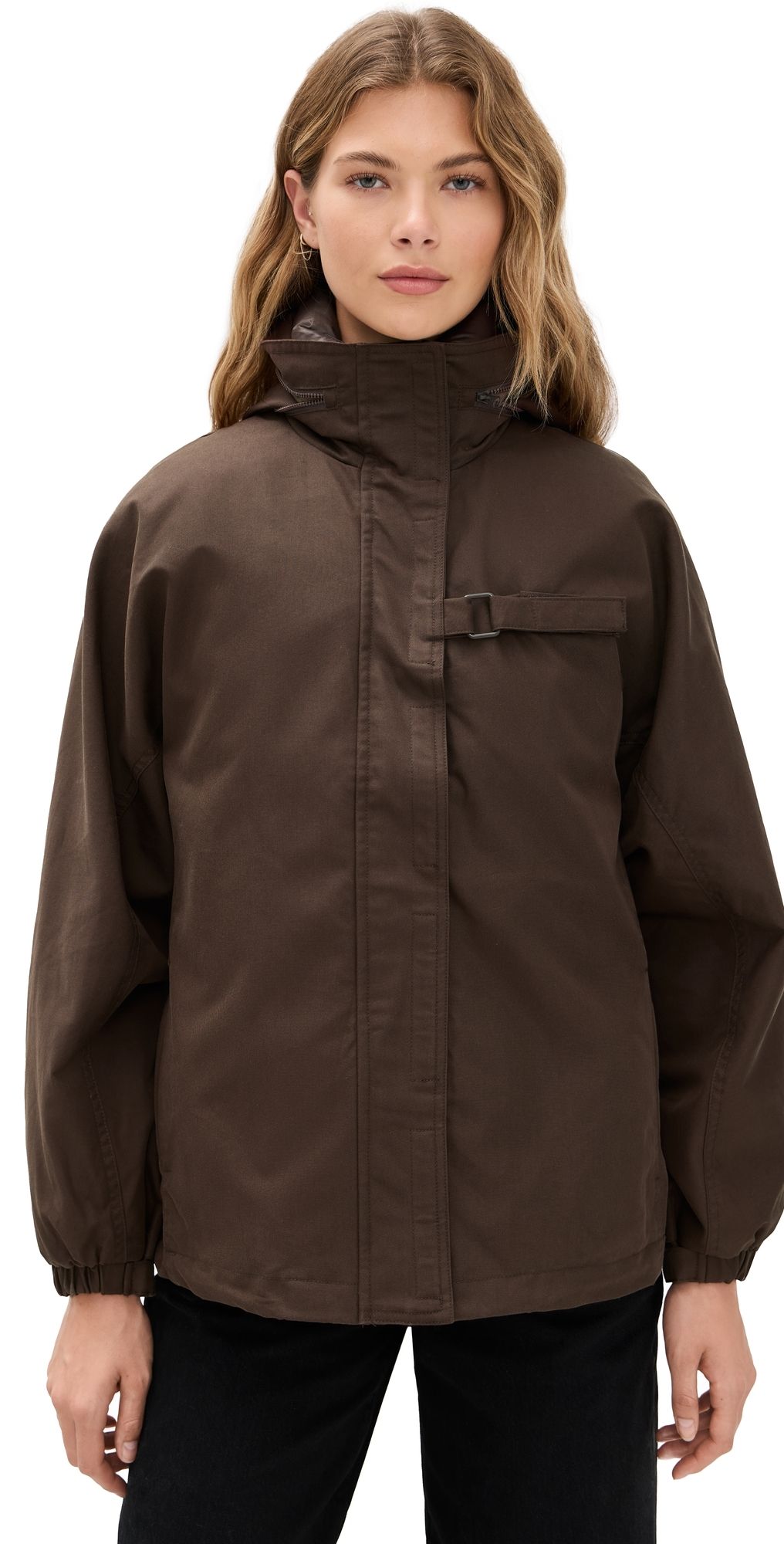 Line & Dot The Forest Anorak Jacket Chocolate XS
