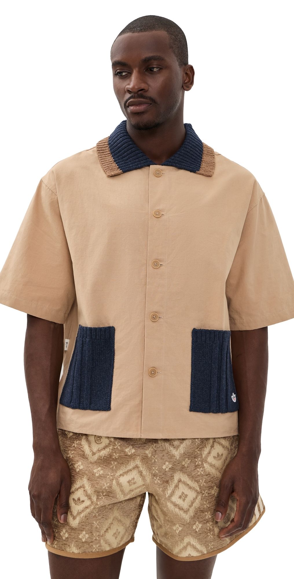 adidas Adidas x Edison Chen Guayabera Shirt Warm Sandstone L