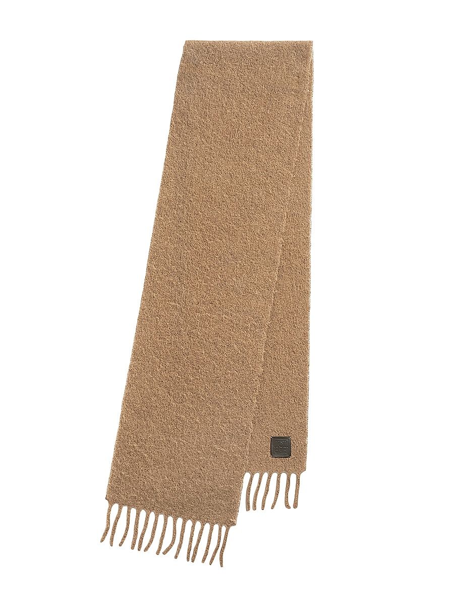 Women's Teddy Wool-Blend Scarf - Beige