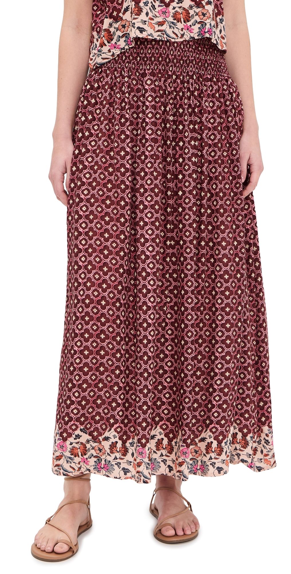 Natalie Martin Collection Bella Skirt Mosaic Spice One Size