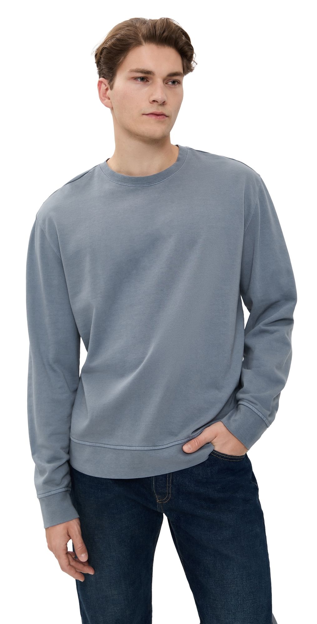 Fair Harbor The Saltaire Crew Neck Sweatshirt Maritime XL