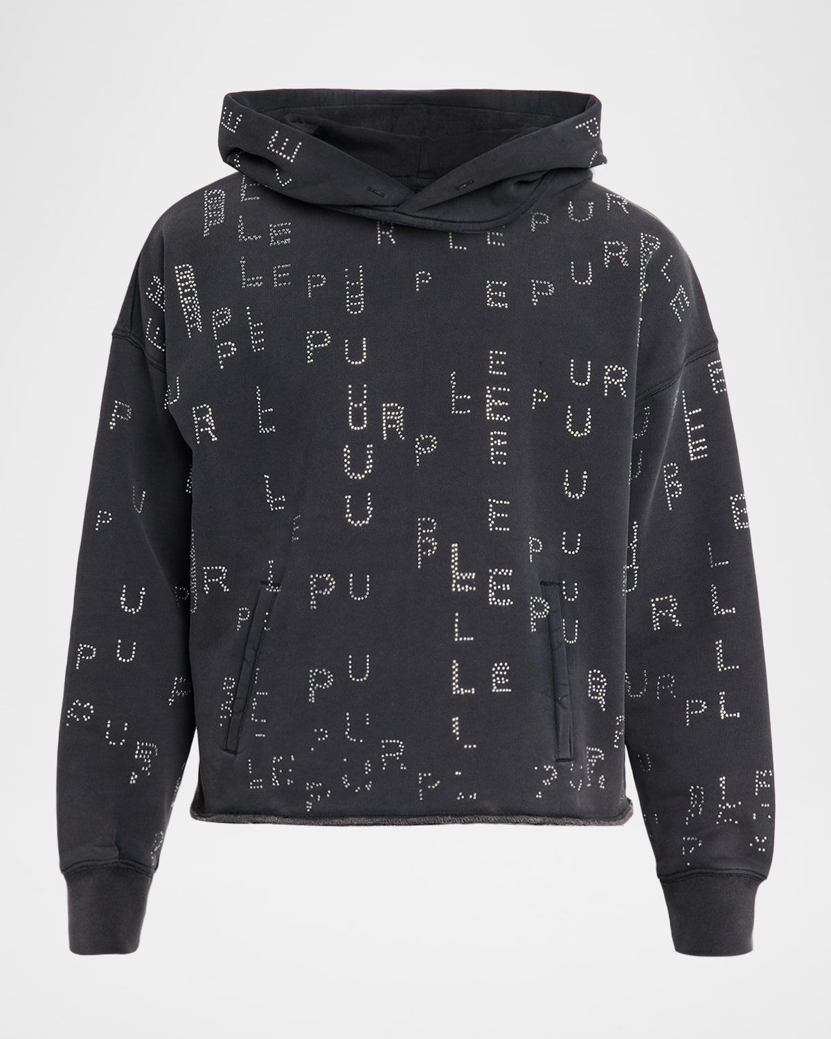 Men & apos;s Crystal Sequence Oversized Fleece Hoodie
