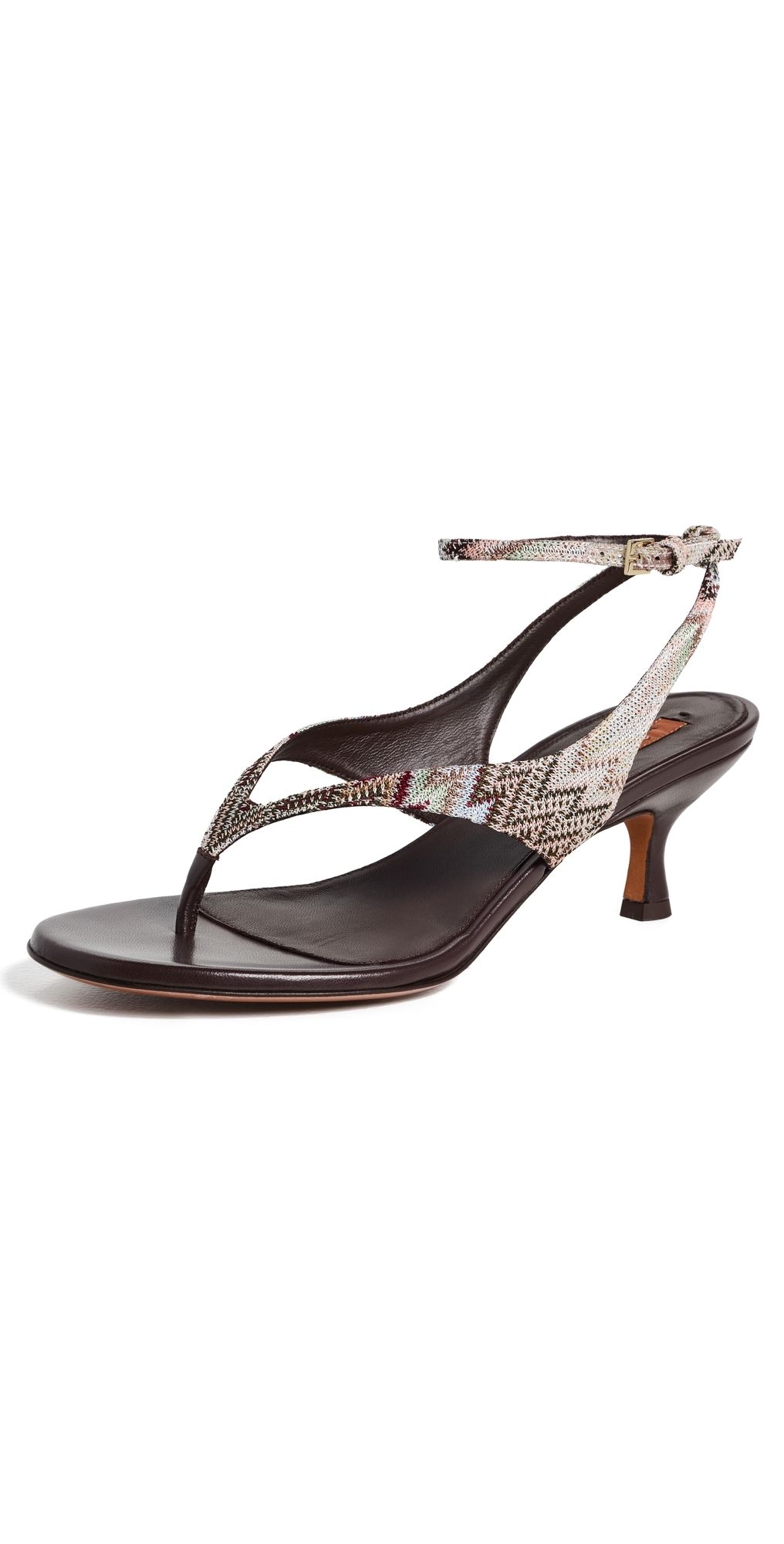 Missoni Jessie Sandals Raschel Snake Beige 39