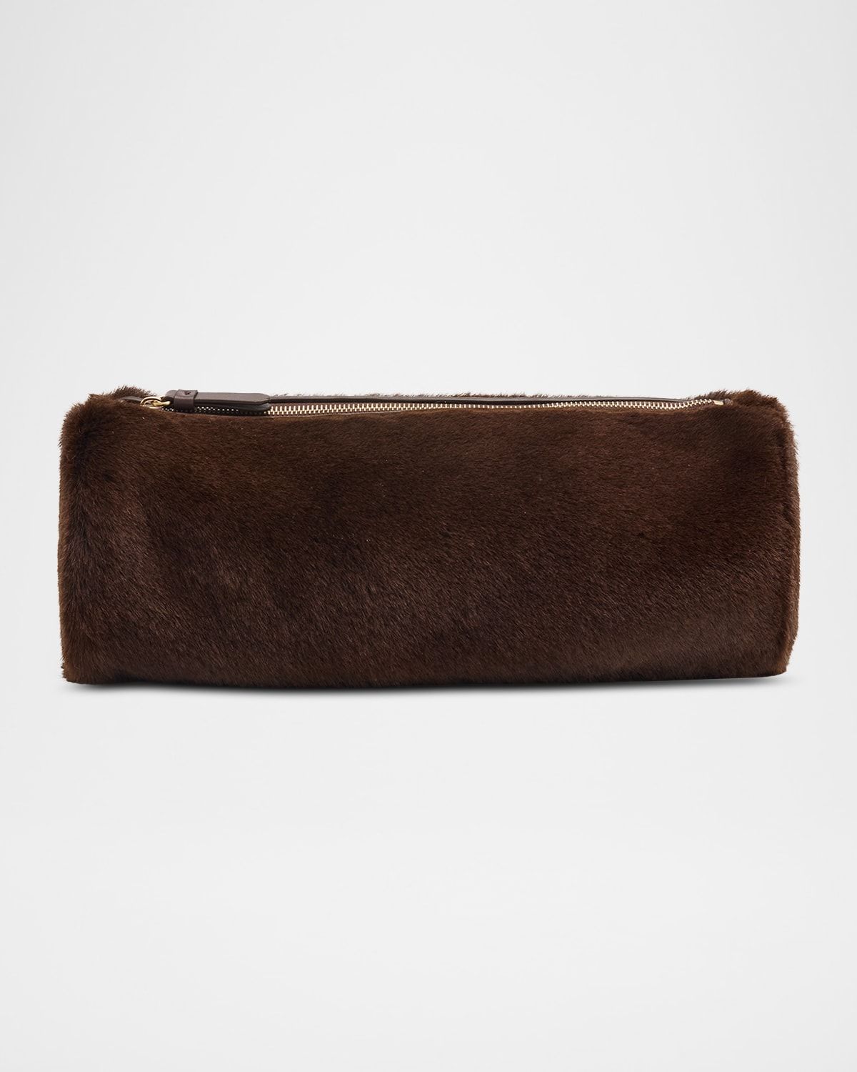 Silo Large Shearling Clutch Bag