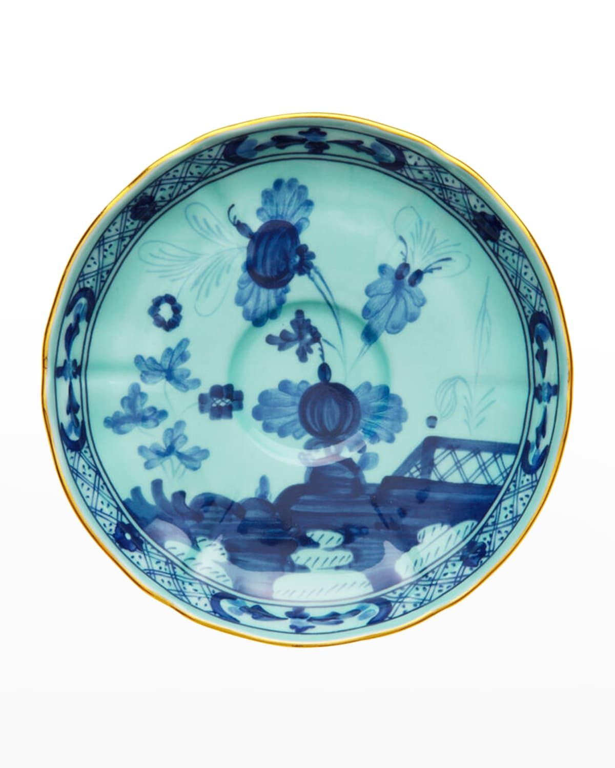 Oriente Itailano Iris Gold Tea Saucer