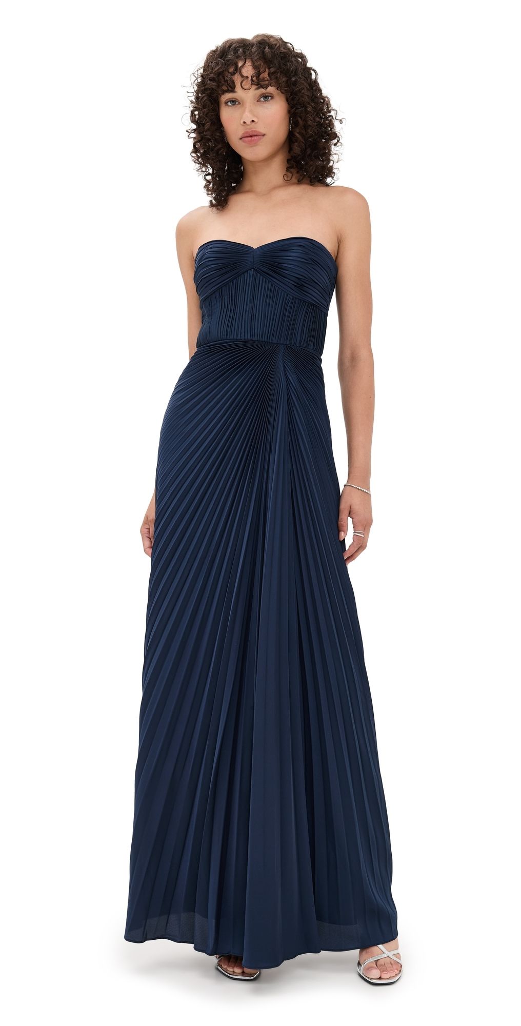 AMUR Joyceann Sweetheart Gown Deep Indigo 4