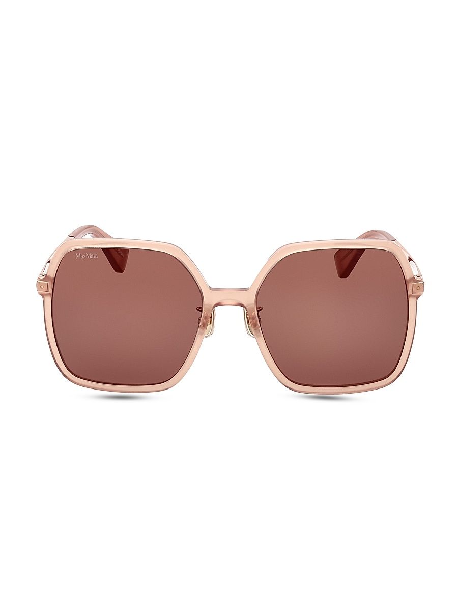Women's 59MM Square Sunglasses - Pink