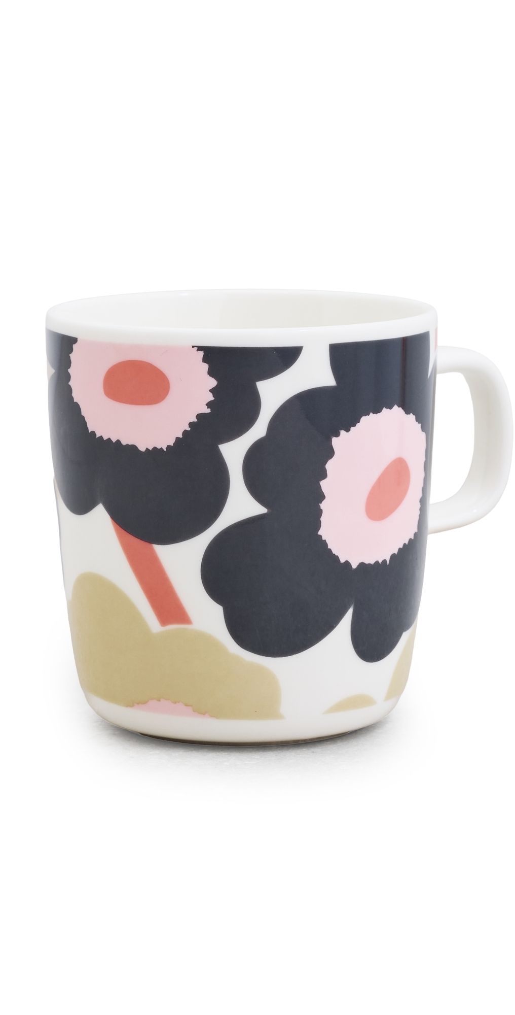 Marimekko Oiva Unikko Mug Off White/Pink/Sand/Charcoal One Size