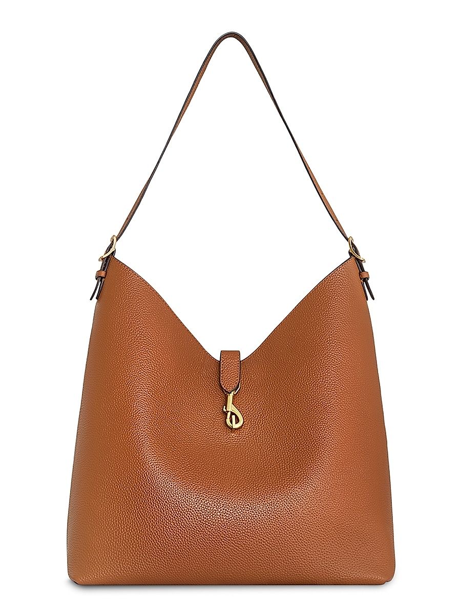 Women's Megan Leather Hobo Bag - Brown