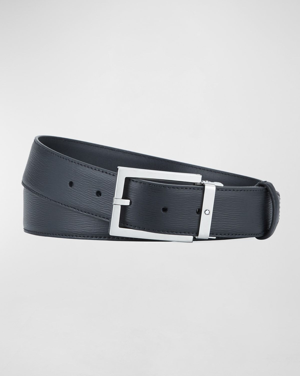 Men & apos;s Rectangle-Buckle Leather Belt