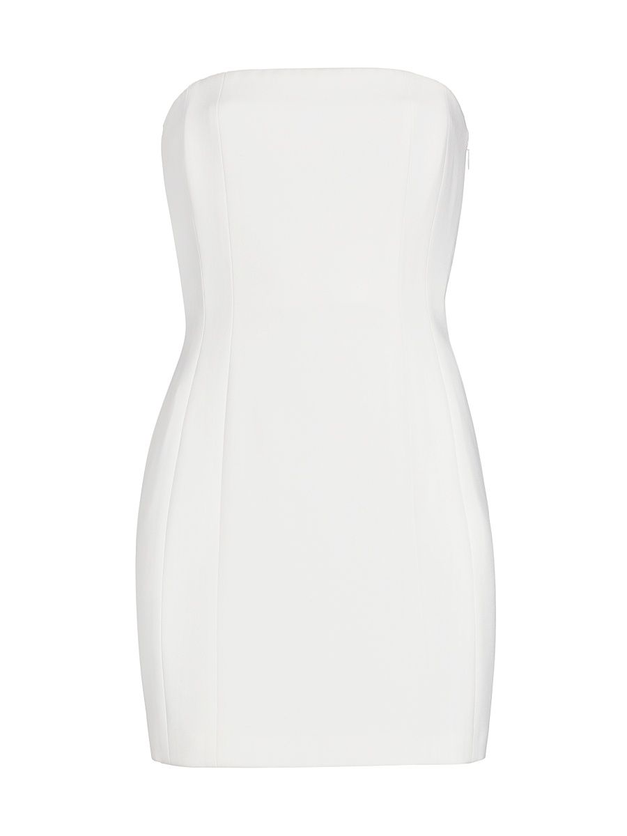 Women's Elsie Strapless Minidress - White - Size 14