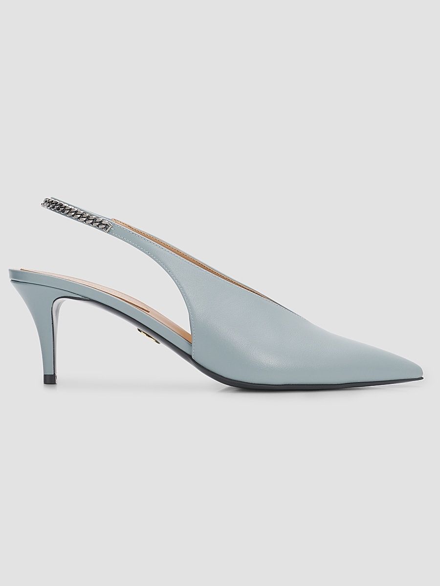 Women's Falabella 65MM Slingback Pumps - Ice Blue - Size 6