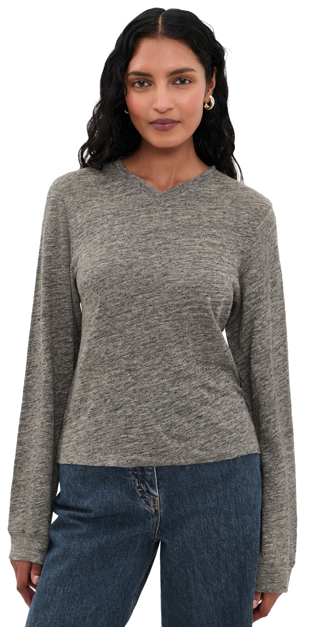 IRO Selhy Tee Heather Cement XL
