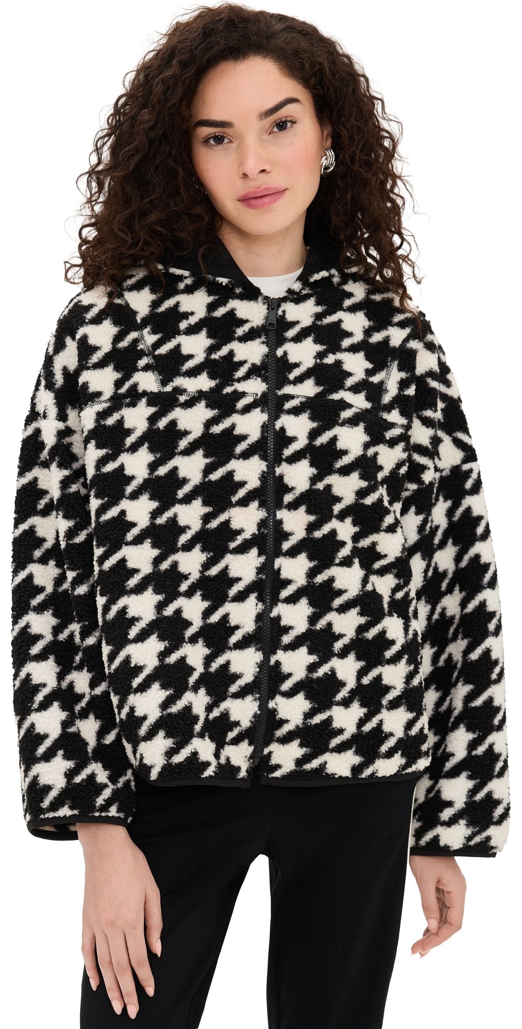 Year of Ours Cabin Jacket Houndstooth XS