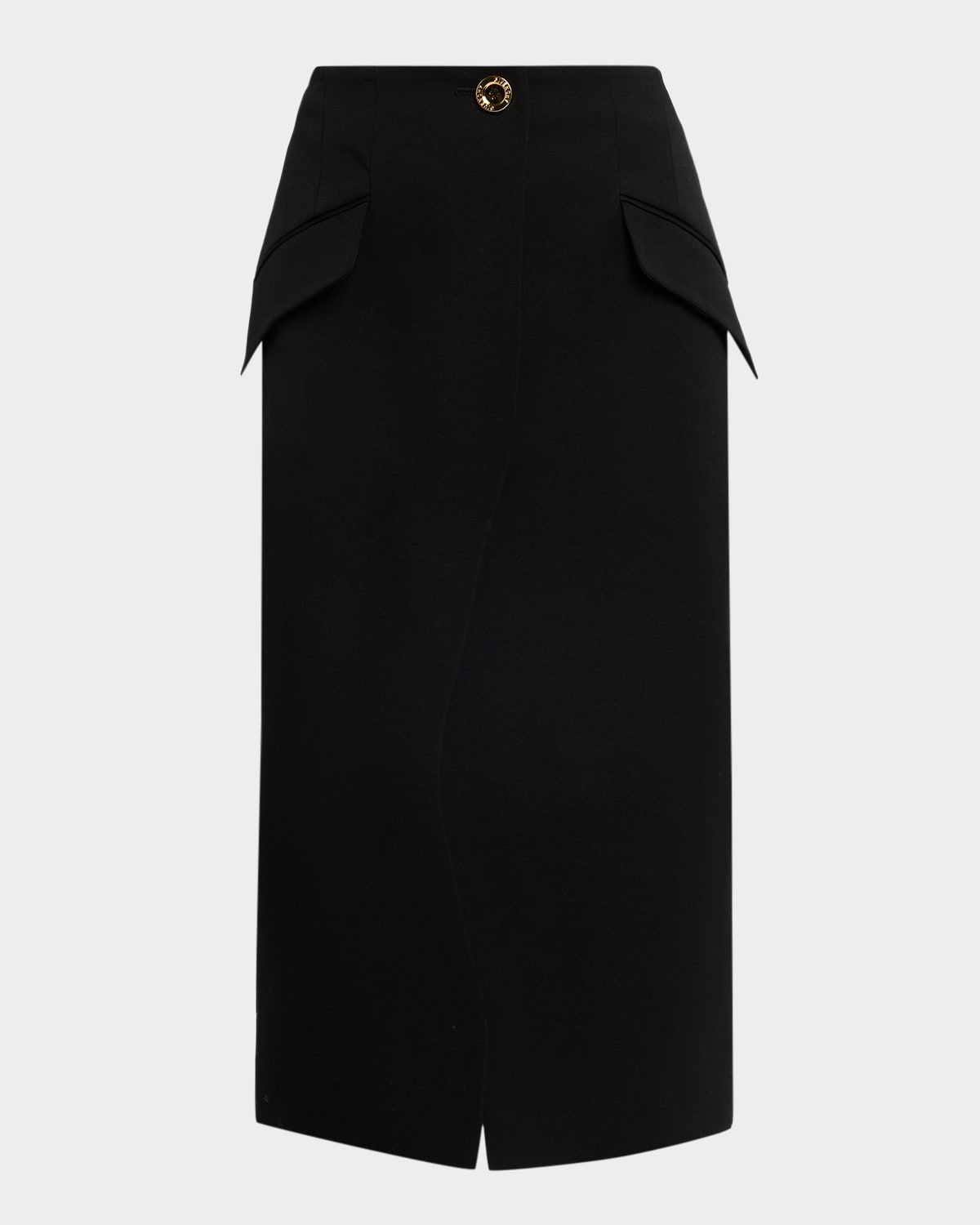 Midi Tailored Pencil Skirt