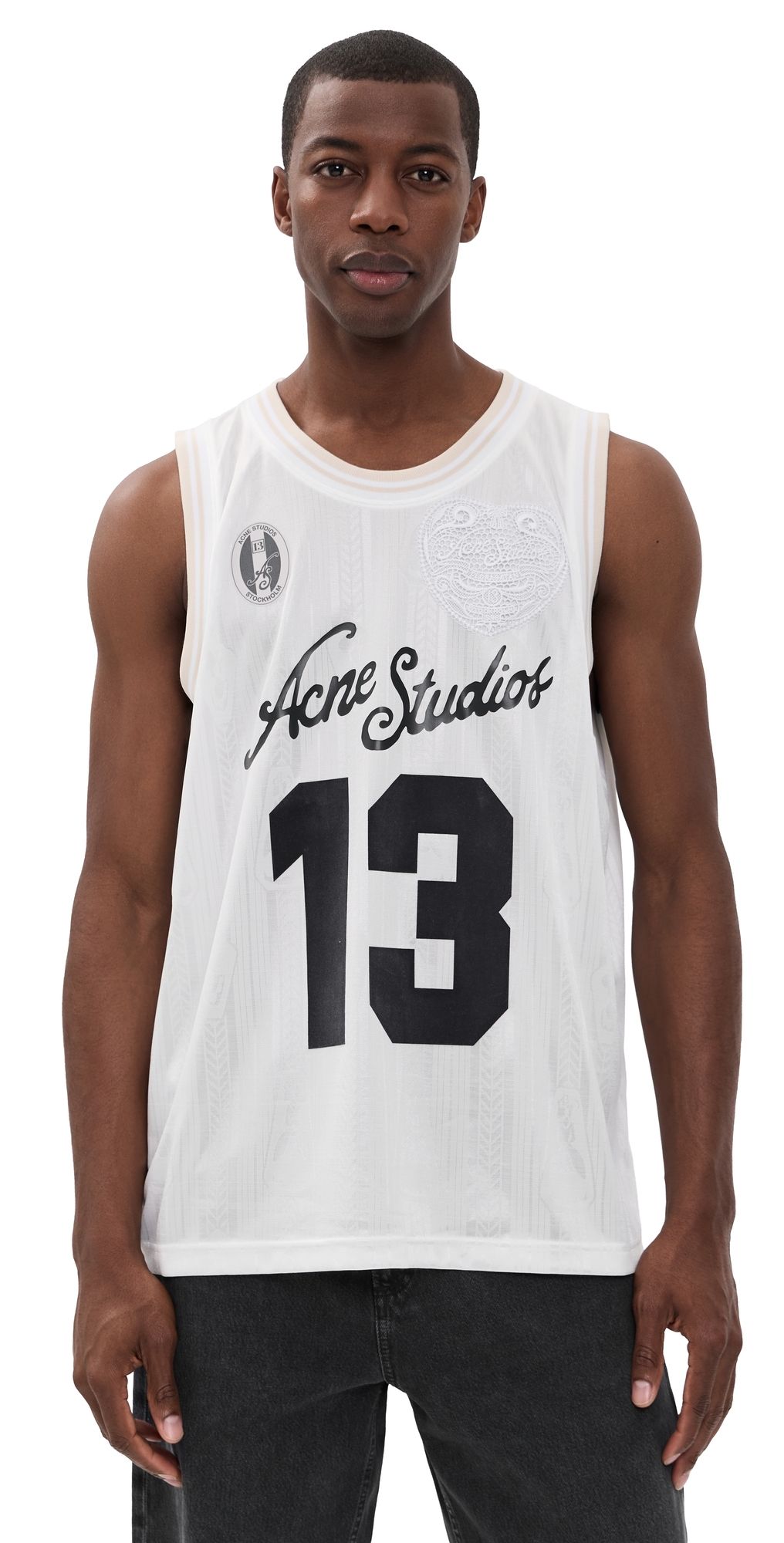 Acne Studios Eichael Sports Tank White M