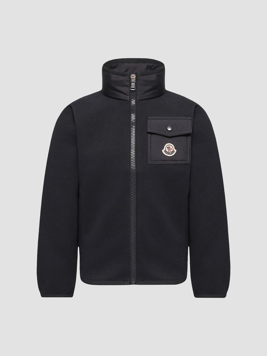 Moncler Boy's Little Boy's & Boy's Sweatshirt in Cotton - Dark Blue - Size 14