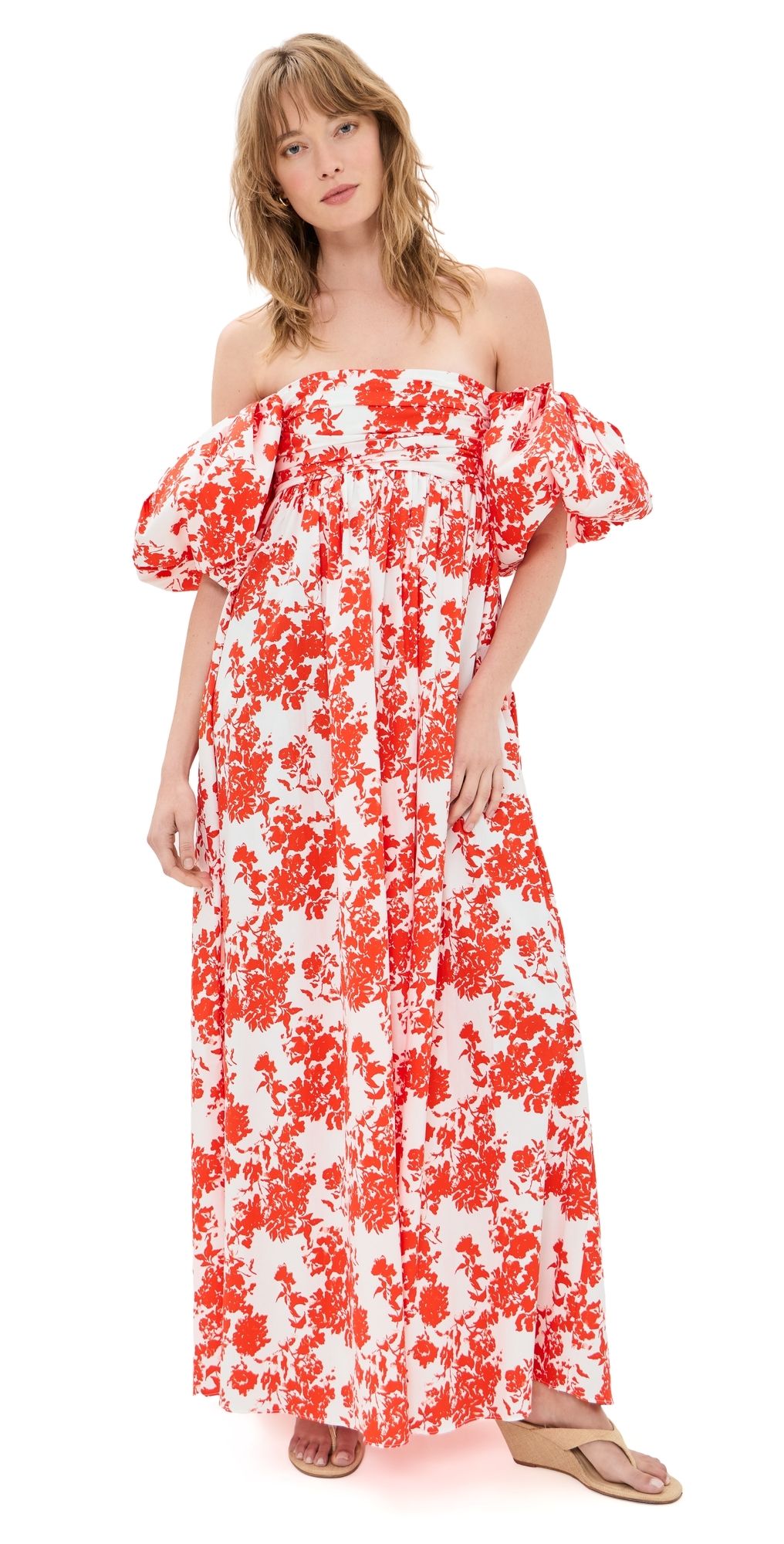 CAROLINE CONSTAS Emilia Maxi Red M