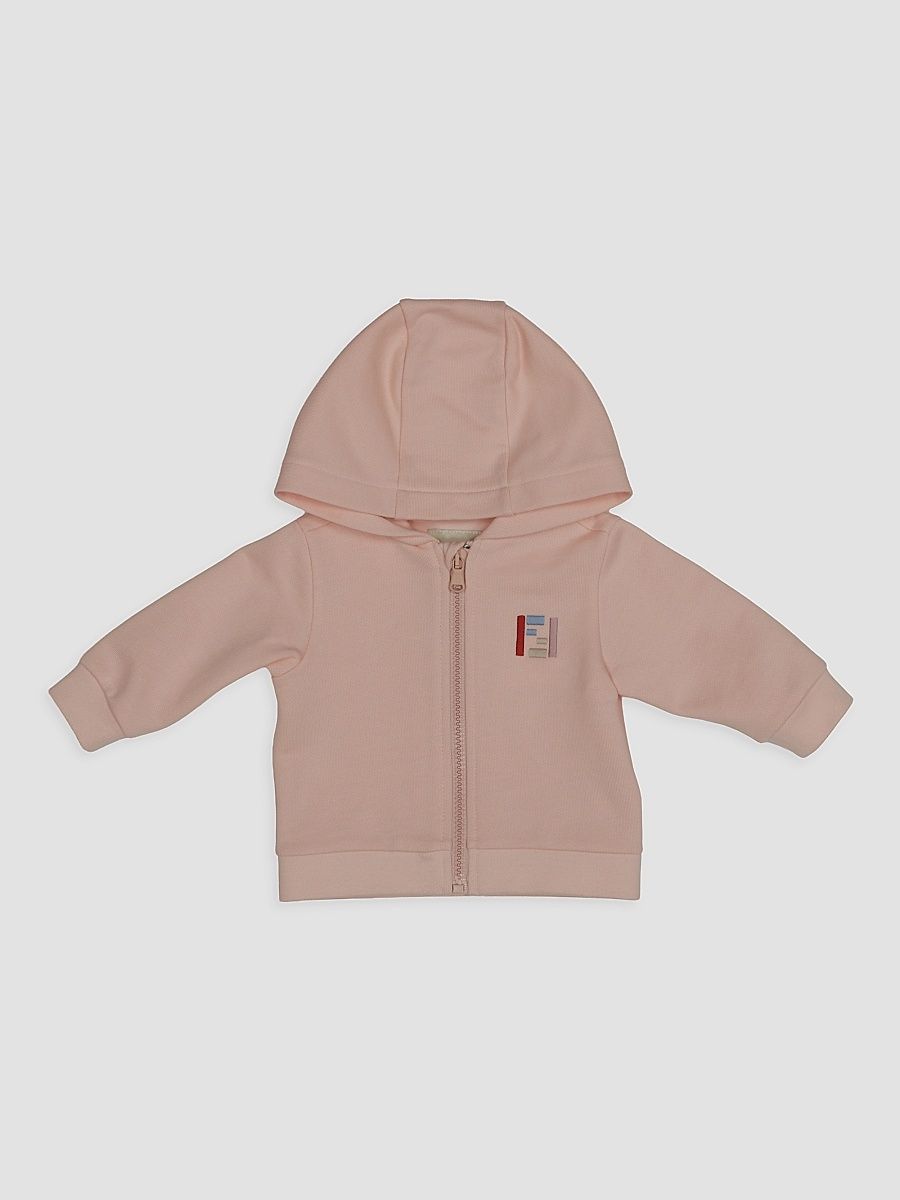 Baby Girl's & Little Girl's FF Embroidered Cotton Knit Hoodie - Rosa - Size 36 Months