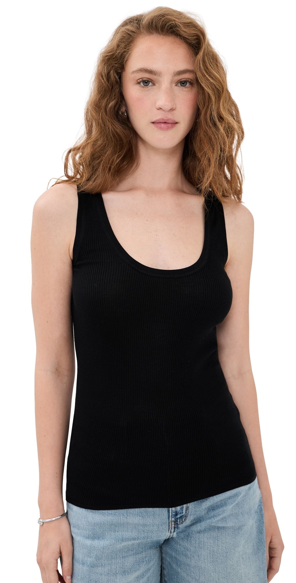 Renggli Scoop Neck Rib Tank Ink L