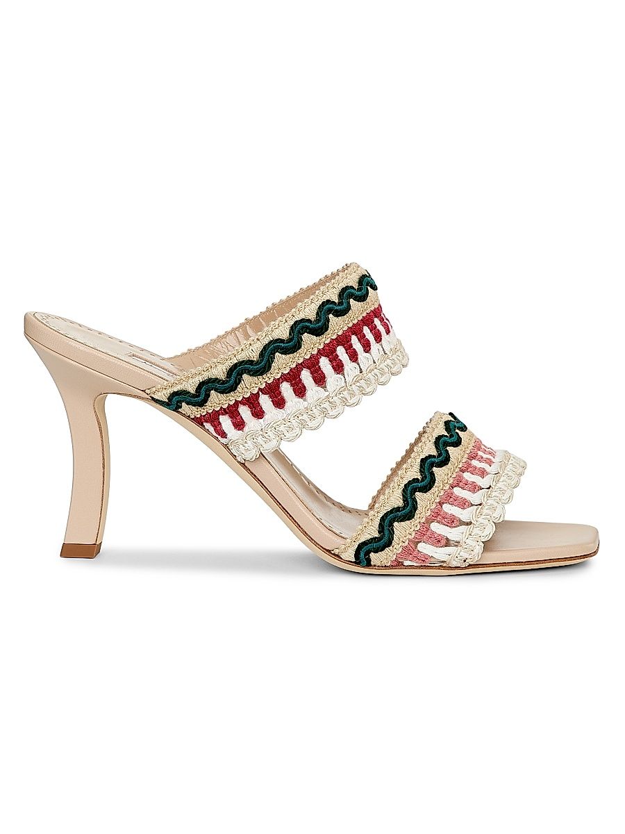 Women's Mabecomu Embroidered Sandals - Cream - Size 11