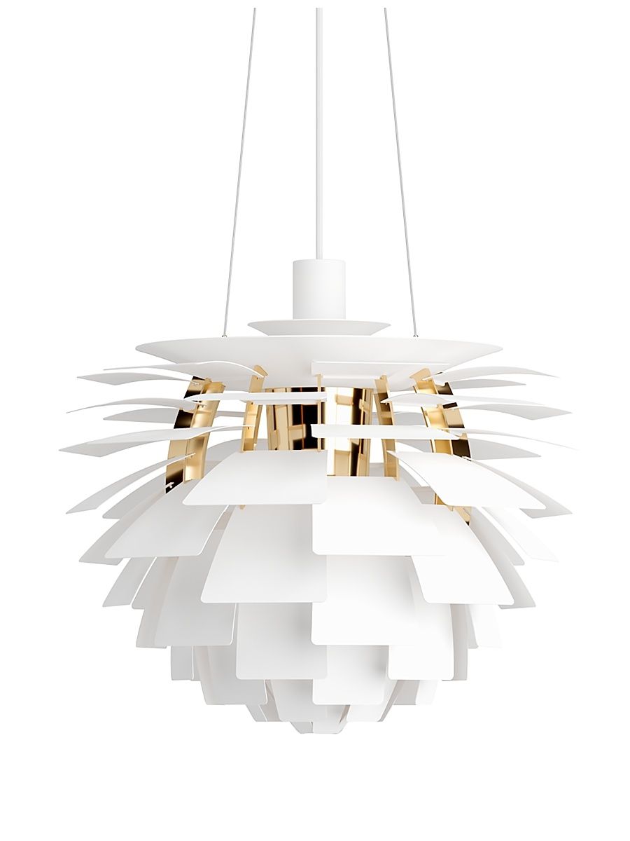 PH Artichoke 24" LED Pendant - White Bras