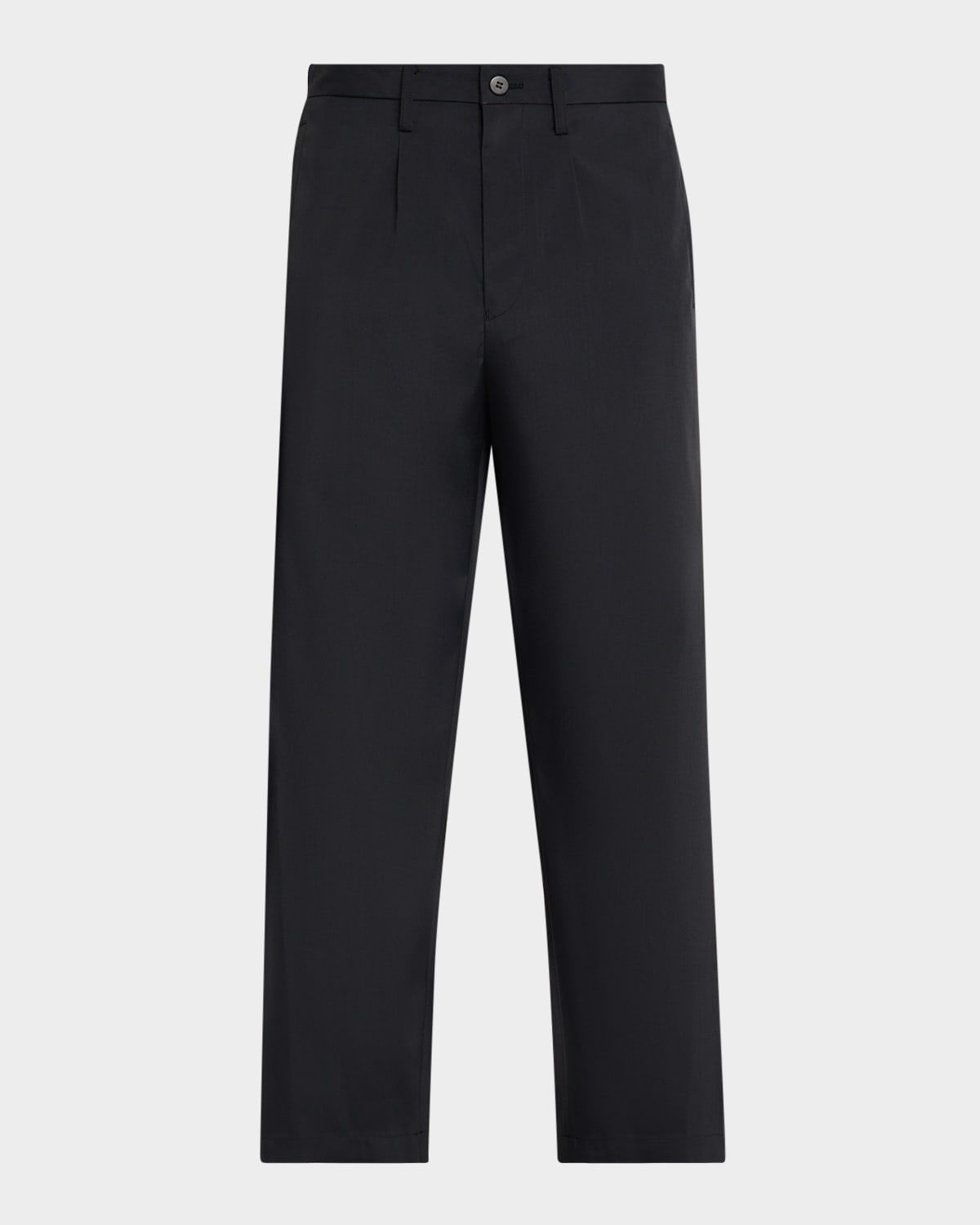 Men & apos;s Air Pleats Cropped Pants