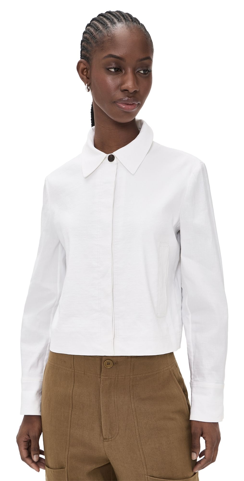 Theory Cropped Jacket White L