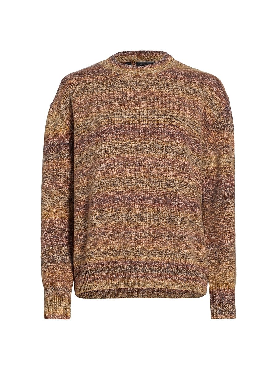 Women's Yarn-Dyed Wool Pullover Sweater - Doe - Size Medium