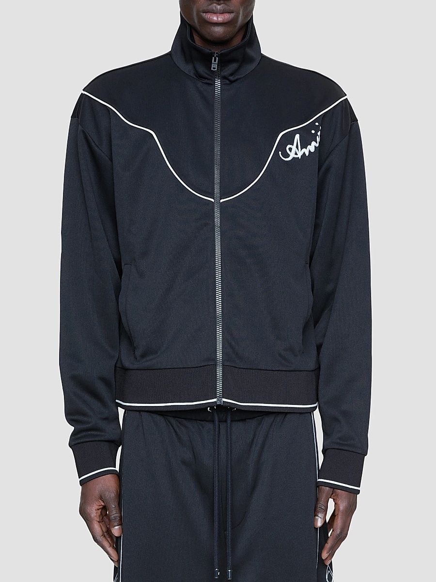 Men's Western Track Jacket - Black - Size Small