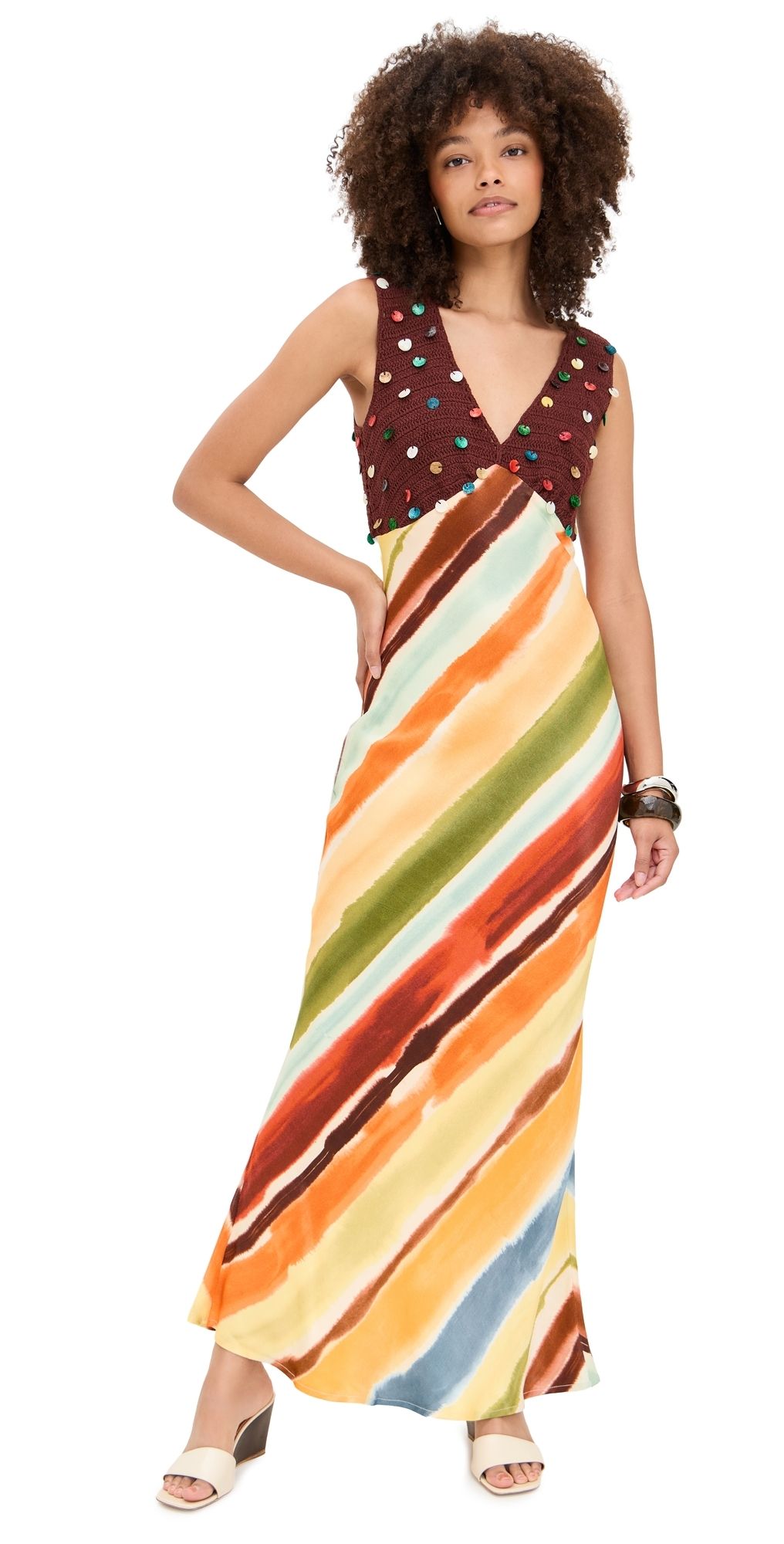 Never Fully Dressed Beaded Allegra Dress Orange 4