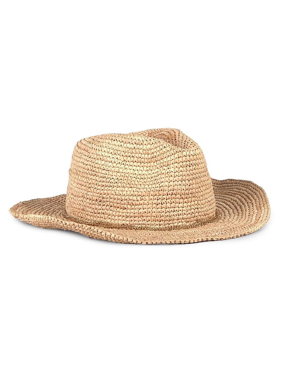 Women's Winona Raffia Cowboy Hat - Camel