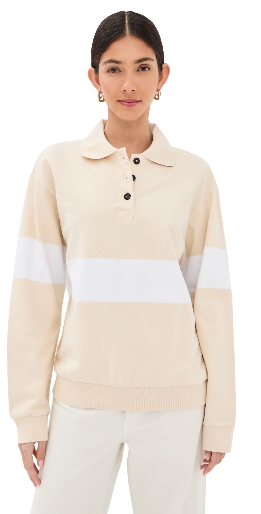 Kallmeyer Blake Rugby Polo Vanilla/White M
