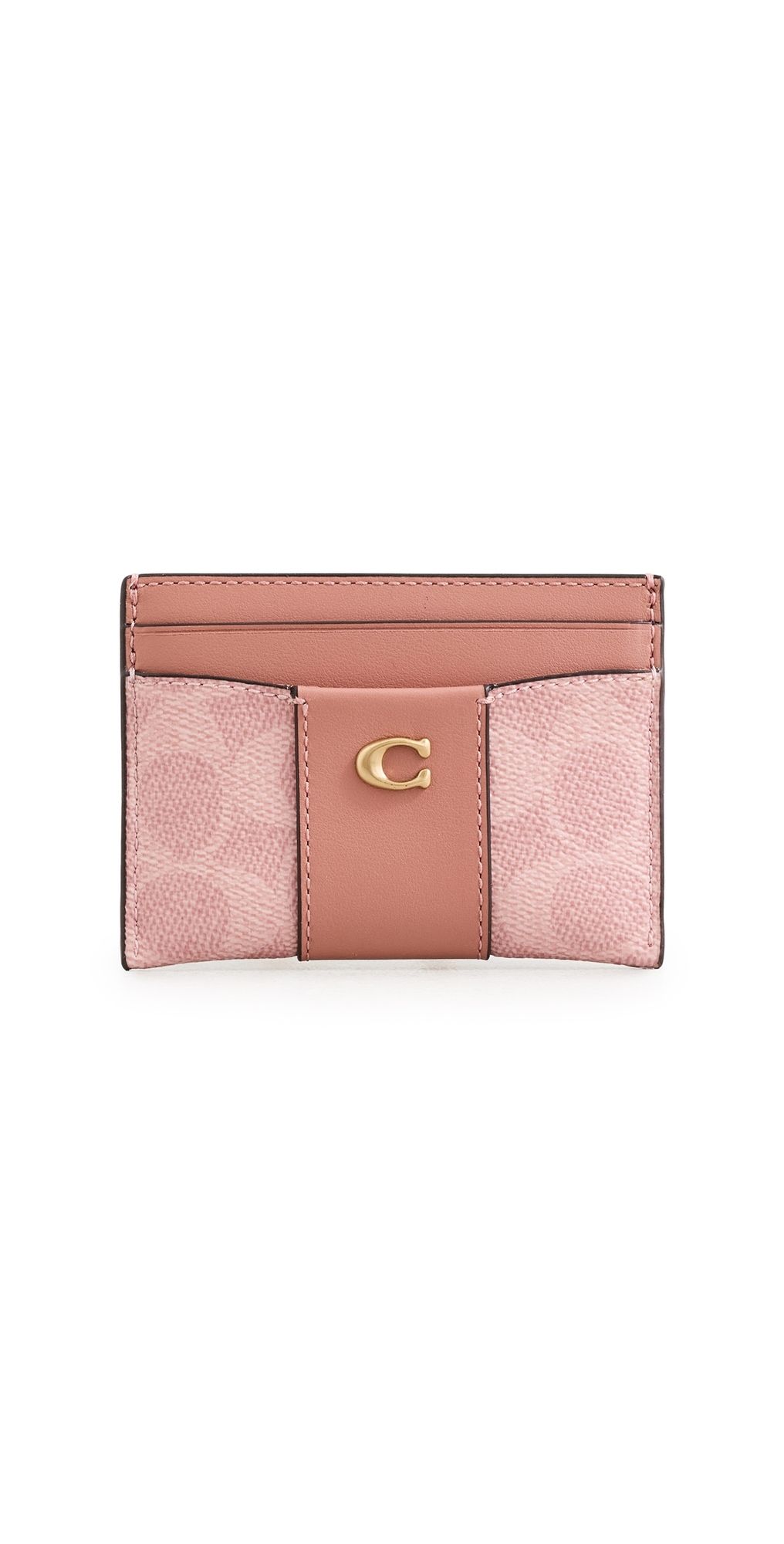 Coach Essential Card Case Melon Pink One Size