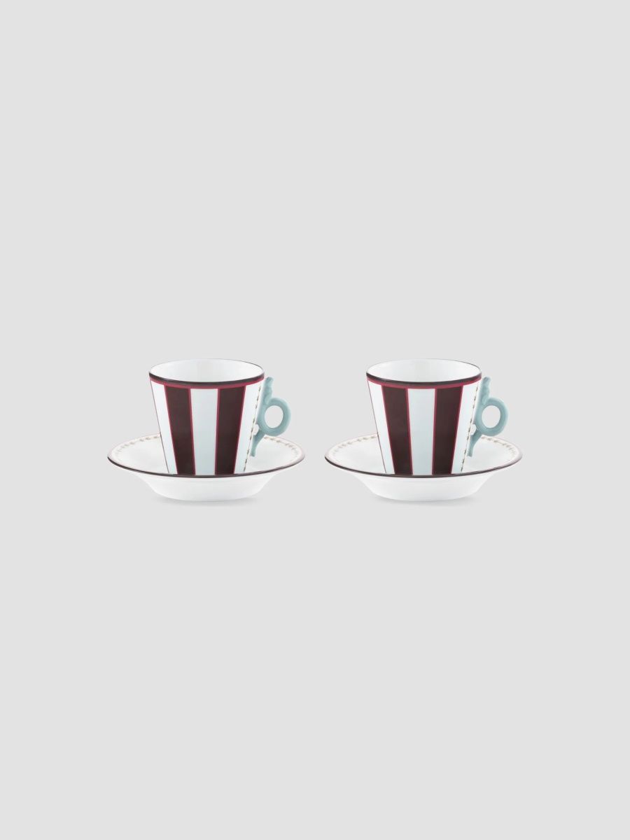 Ginori 1735 Fortunae Espresso 2-Piece Cup & Saucer Set - Fortunae