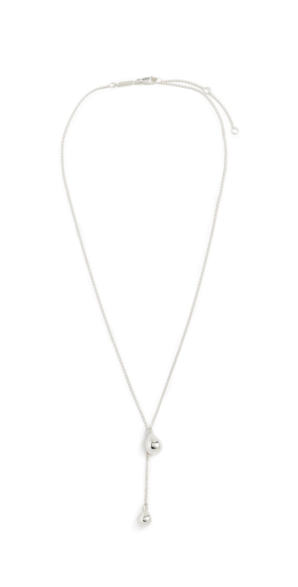 Otiumberg Stilla Lariat Necklace Silver One Size