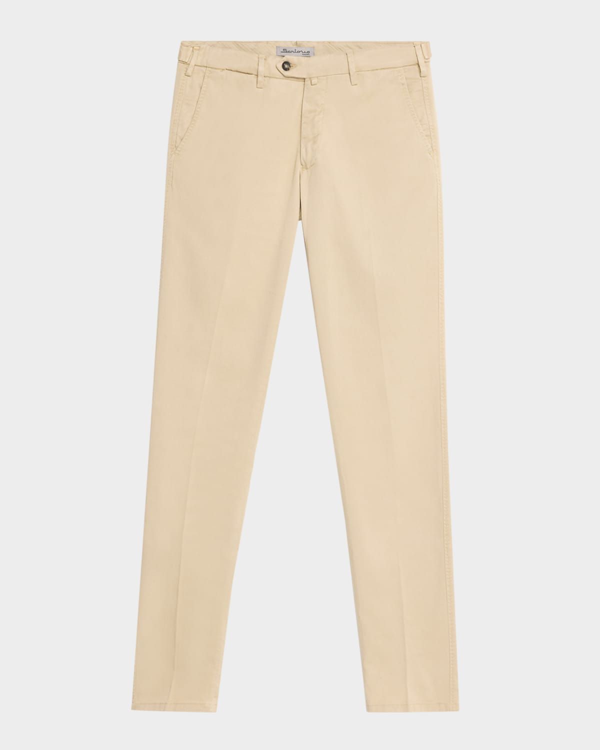 Men & apos;s Slim Stretch Flat-Front Trousers