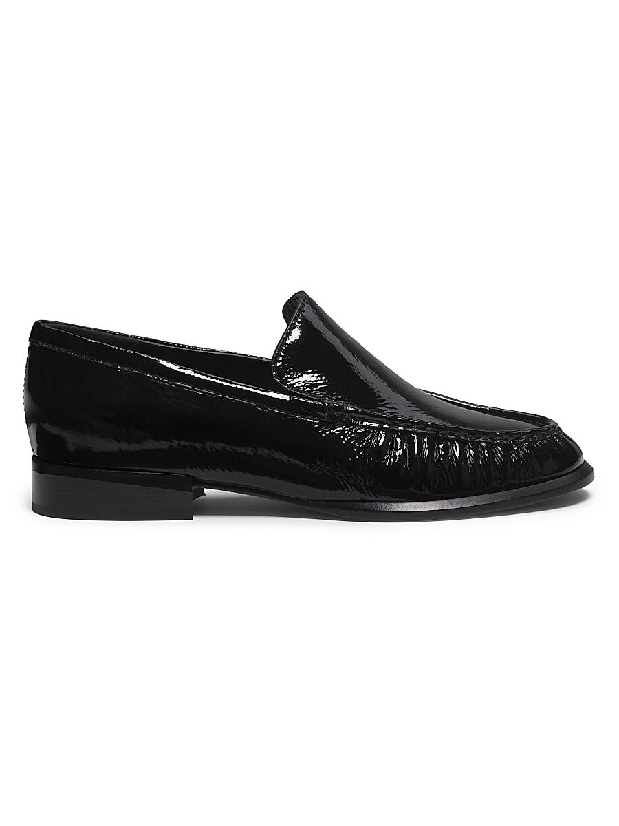 Women's Nora Patent Leather Loafers - Black - Size 10