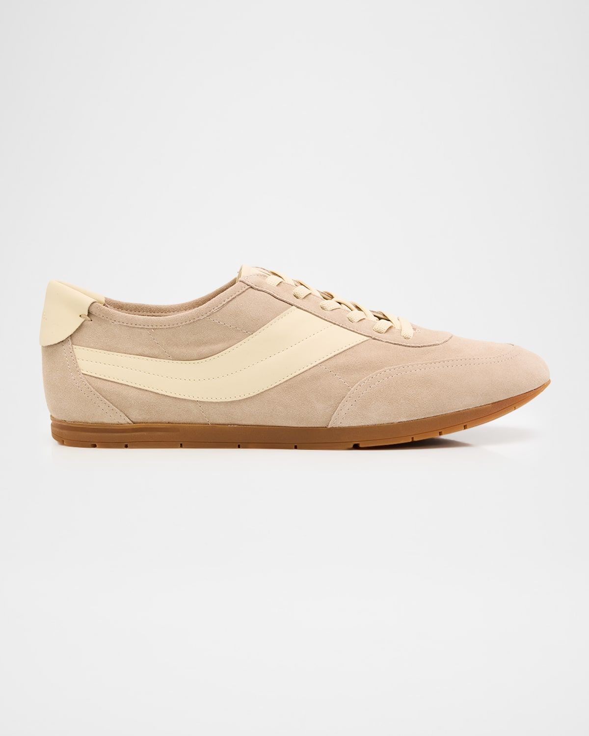 LA Runner Suede and Leather Runner Sneakers