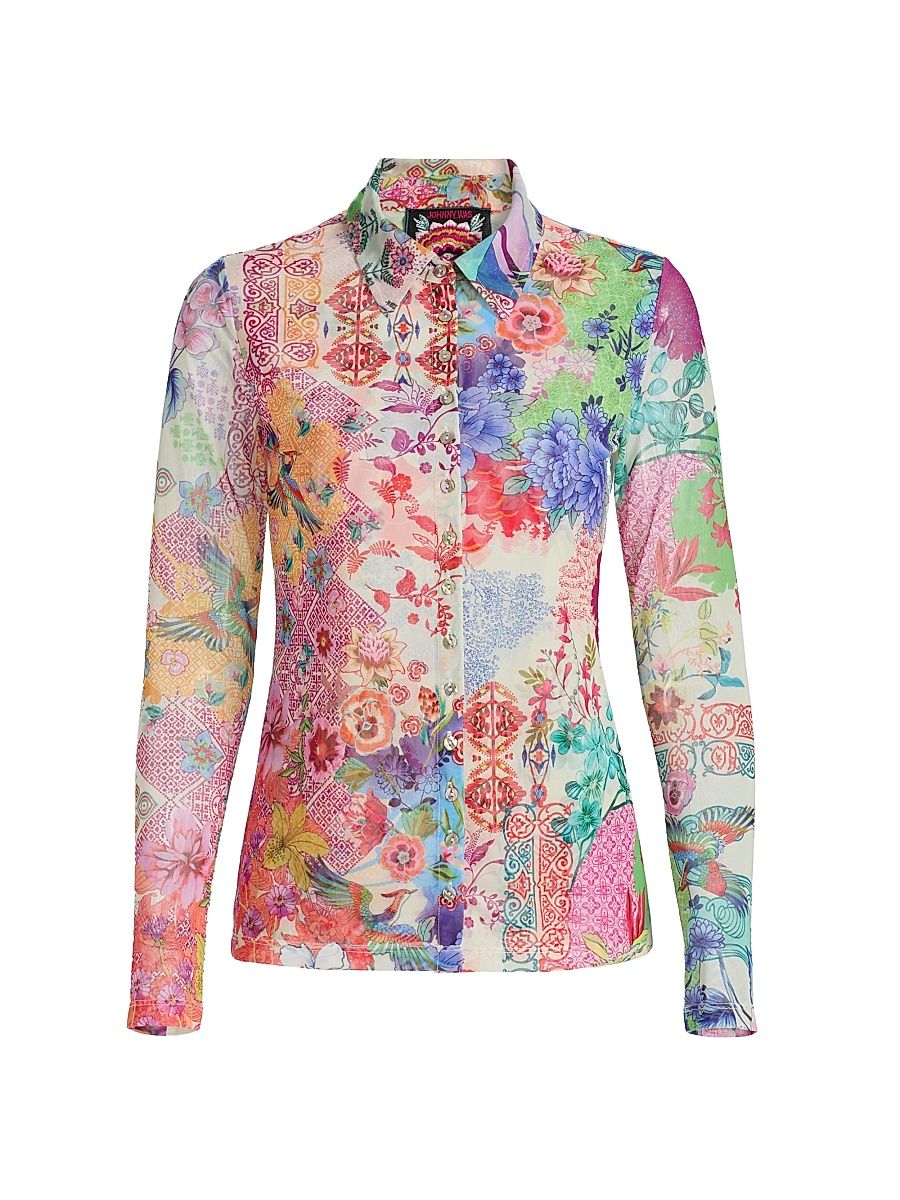 Women's Mcdreamer Floral Shirt - Mcdreamer Print - Size XXL