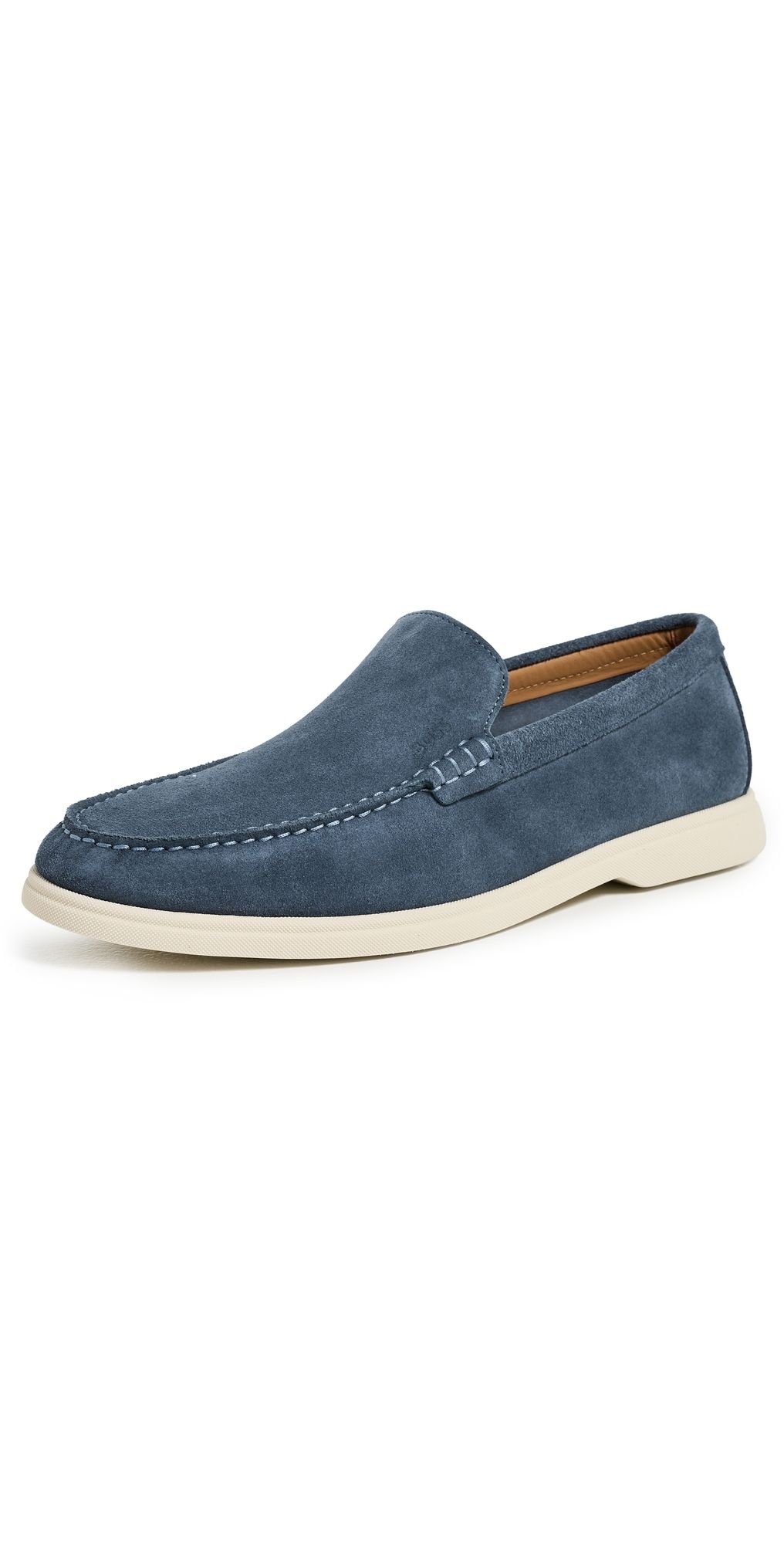 BOSS Sienne Suede Loafers Light Blue 12