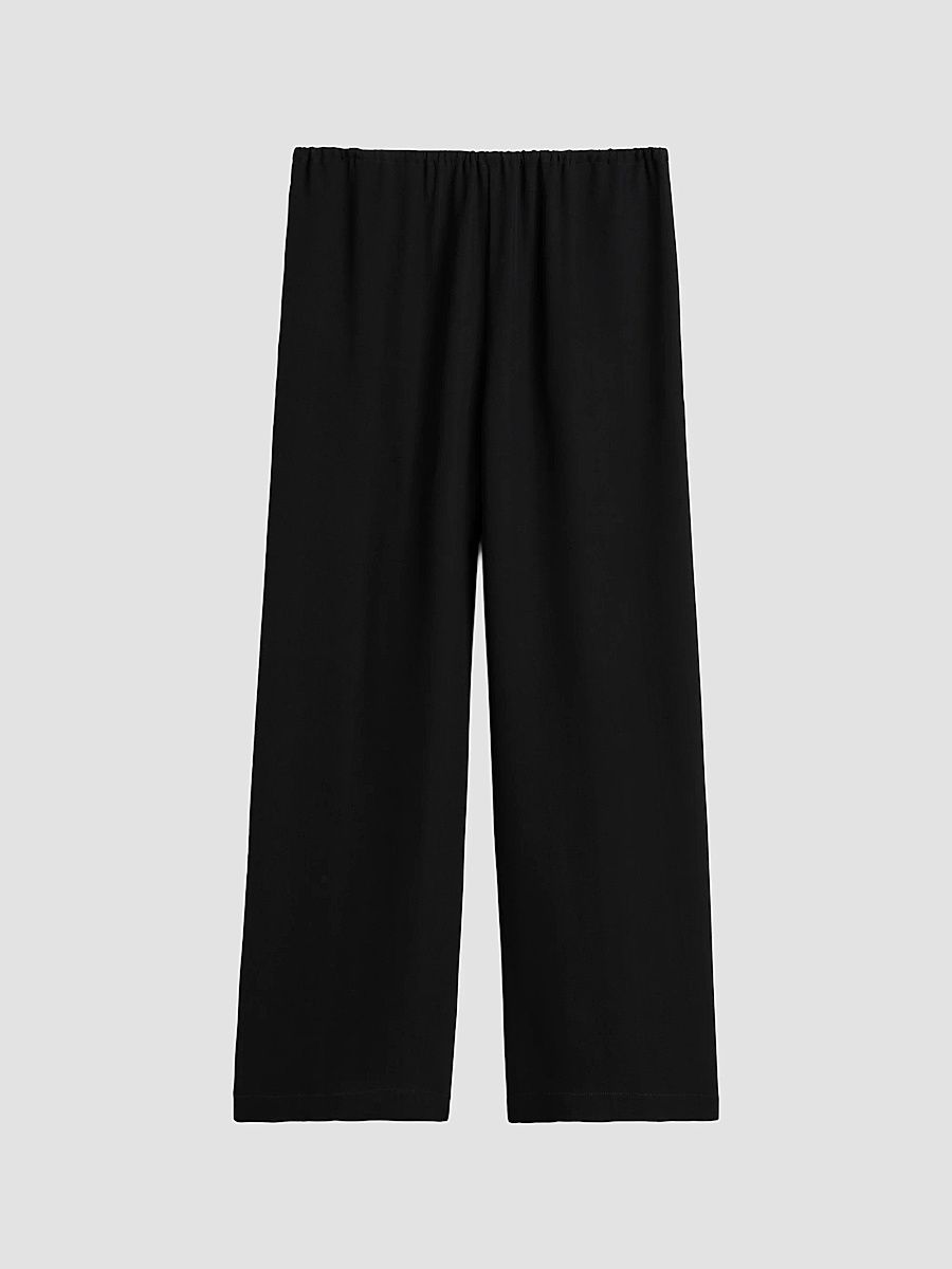 Toteme Women's Lounge Fluid Trousers - Black - Size 10